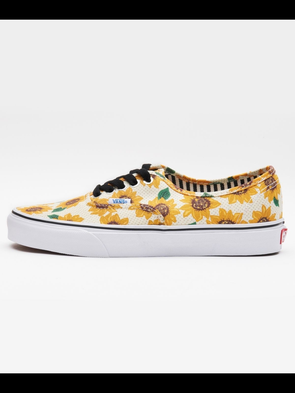 Vans Women's Yellow Sunflower Authentic Skate Shoe